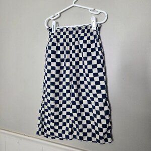 HANNA ANDERSSON Print Wide Leg Smocked Muslin Pant